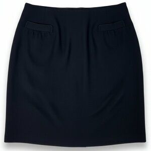 Talbots Pencil Skirt Black Lined Comfort Waist Career Plus Size 20WP New